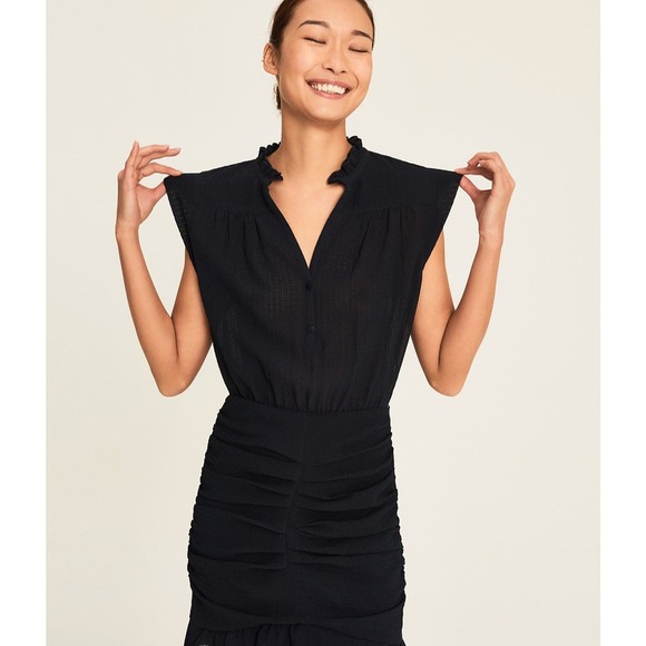 BA&SH Dresses & Skirts - Ba&Sh Isa Dress Dark Navy, Size 1(small) NWT